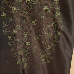 Christopher Totman 100% Silk Embroidered Dress – Size 6